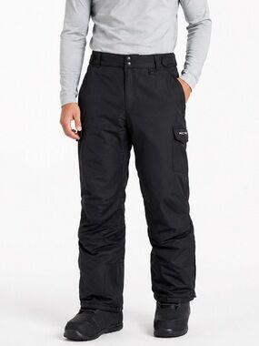 Arctix Men’s Large Black Insulated Snow Ski Snowboard Winter Cargo Pants 1960